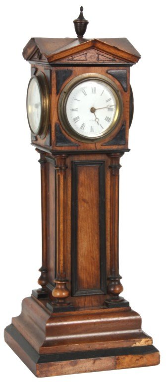 4 Dial Tower Table Clock