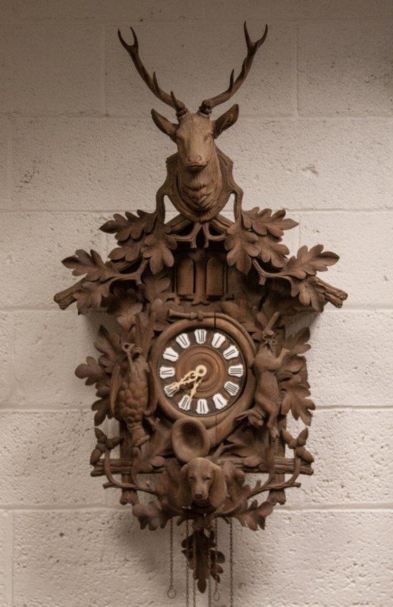 Black Forest Carved Cuckoo Clock