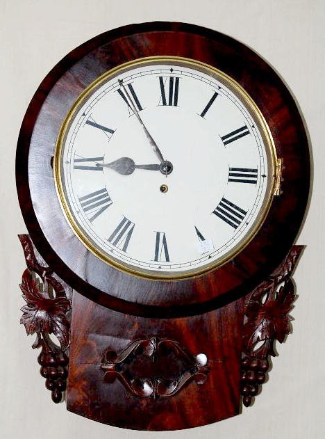 English Single Fusee Driven Wall Clock