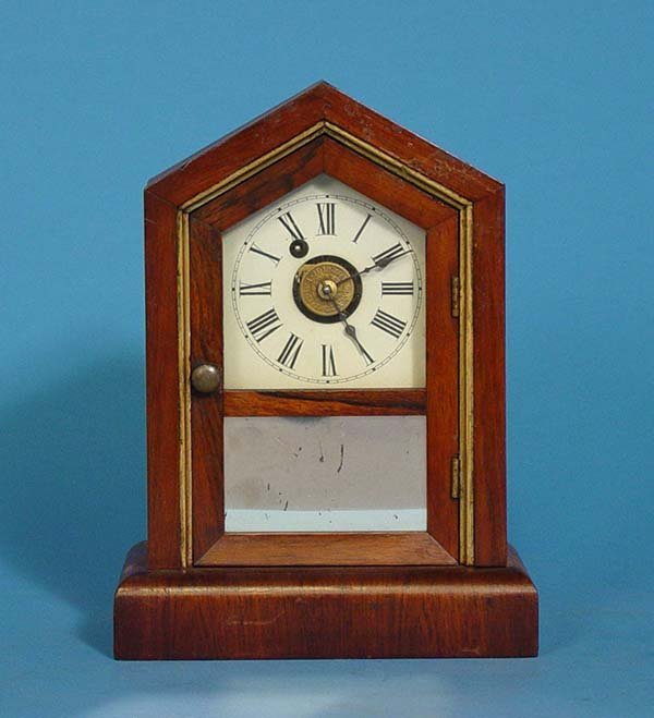 Waterbury Rosewood Cottage Mantel Clock