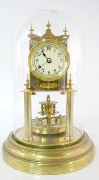 Gustav Becker Rotary Pendulum Anniversary Clock