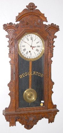 Ingraham Pacific Hanging Calendar Clock