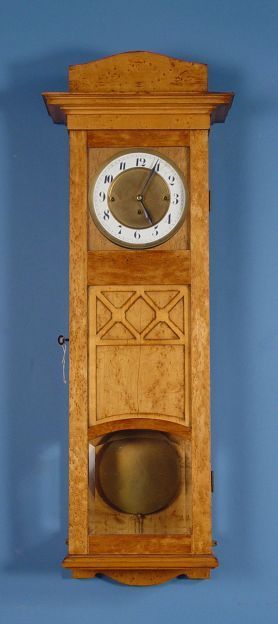 3 weight Maple Vienna Regulator Wall Clock