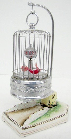 Japan Annular Dial Bird Cage Clock