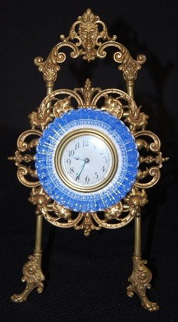 New Haven China & Metal Easel Clock