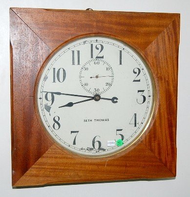 Mahogany 19″ Seth Thomas Gallery Clock