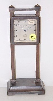 Antique Ansonia Metal Case Gravity Clock