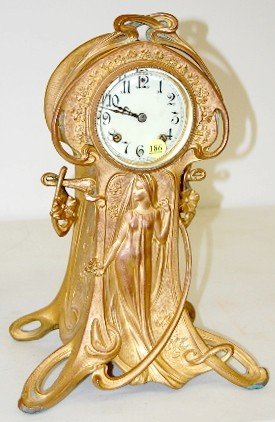 Ansonia “Ophelia” Art Nouveau Clock