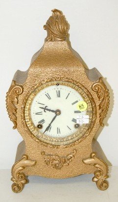 Ansonia Metal Case T & S Mantel Clock