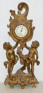 Jennings Brothers Cherubs Antique Clock