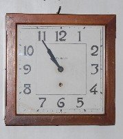 New Haven Square Gallery Clock, 14″, Deco