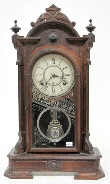 Waterbury Walnut Parlor Clock