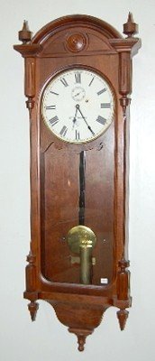 Seth Thomas Walnut No. 6 Wall Regulator Clock