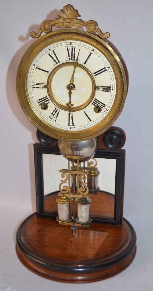 Antique Davies Crystal Palace No. 3 Dome Clock