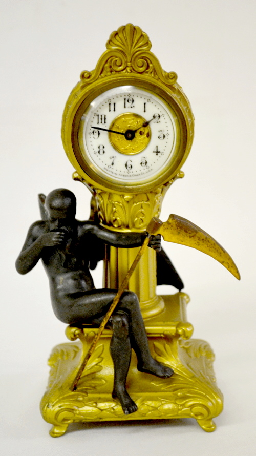 Antique Ansonia Novelty Clock, “Father Time”