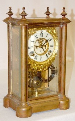 Ansonia “Symbol Extra” Crystal Regulator Clock