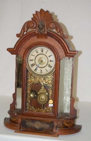 New Haven Walnut “Occidental” Parlor Clock