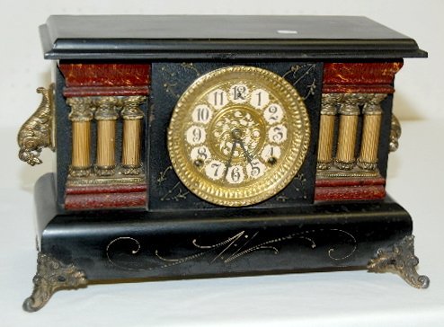 Gilbert Fancy Antique Mantel Clock