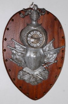 Antique Knights Armour Wall Clock