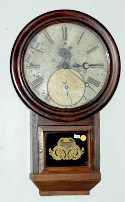 Atkins 4 Function Walnut Calendar Clock