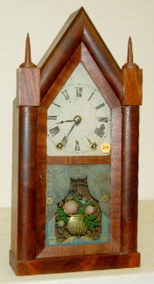 Early Round Bell Top Wall Clock, 1 Weight