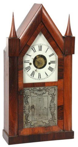 Chauncey Jerome Fusee Steeple Clock