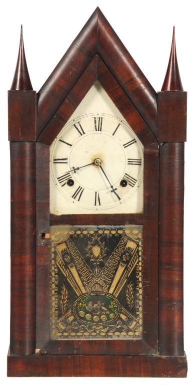 Boardman & Wells Double Fusee Steeple Clock