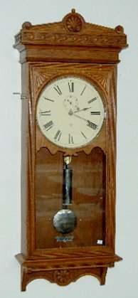 Seth Thomas #30 Weight Oak Wall Clock