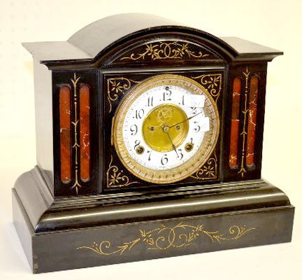 Ansonia “Malta” Iron Case Mantel Clock