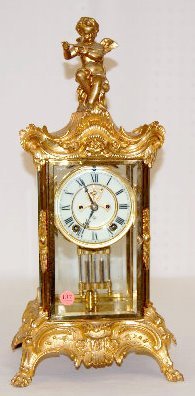 Ansonia Crystal Regulator Clock, “Eulogy”