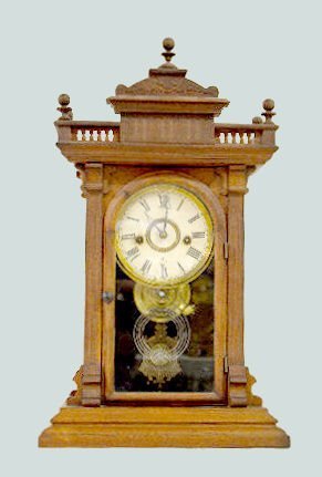 Welch Black Walnut “Scalchi” Shelf Clock