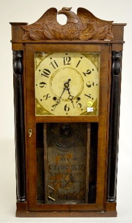 Eli Terry Wood Works Shelf Clock