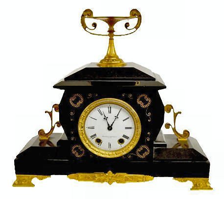 Seth Thomas Antique Slate Mantel Clock