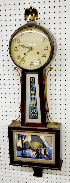 New Haven Art Deco Banjo Clock