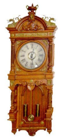 Waterbury Augusta Oak Wall Clock