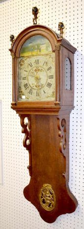 Antique Dutch Hood 1 Weight Wall Clock