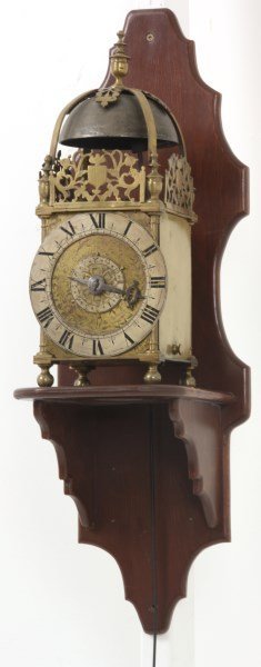 17th C. Thos. Loomes Brass Lantern Clock