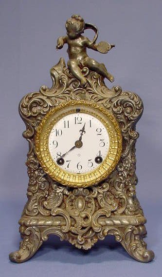 Ansonia Crest  Mantle Clock