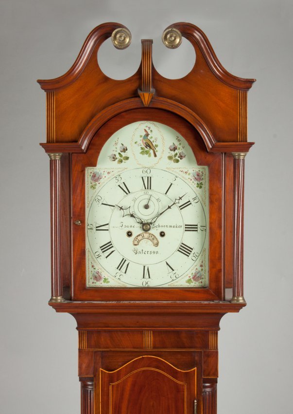 Fine Isaac Schoonmaker Tall Case Clock, Paterson, NJ