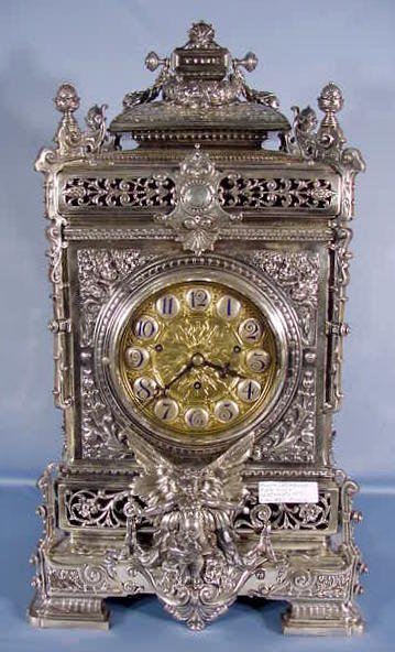 Edinburgh Triple Fusee 8 Bell Bracket Clock