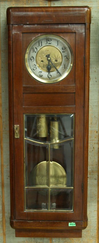ANTIQUE GUSTAV BECKER TWO WEIGHT REGULATOR CLOCK