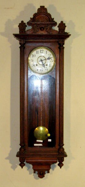 30 Day Waterbury Dresden Hanging Clock