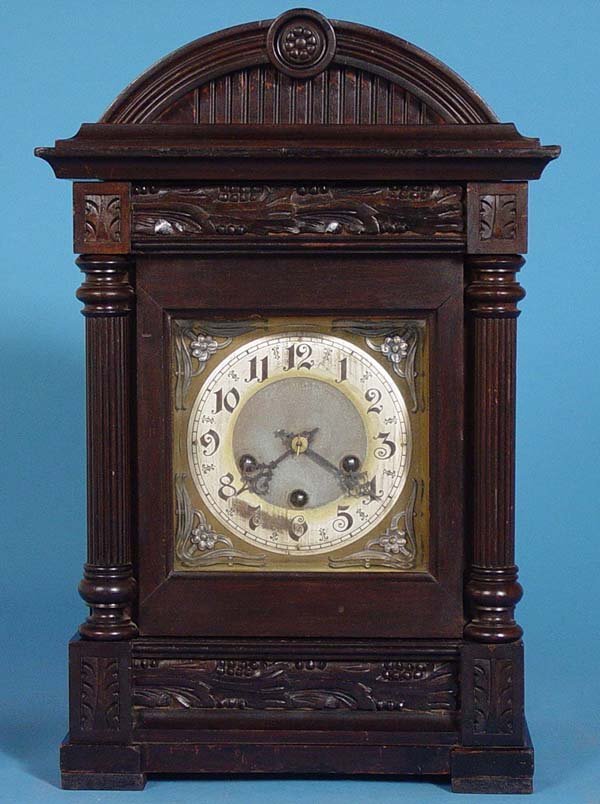 Fancy Carved Westminster Chime Bracket Clock