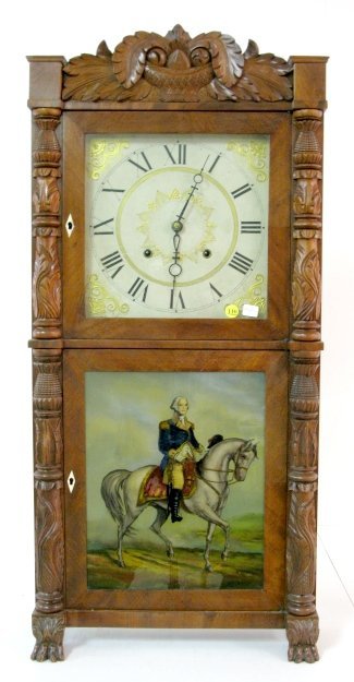 Henry Terry Wood Works Shelf Clock