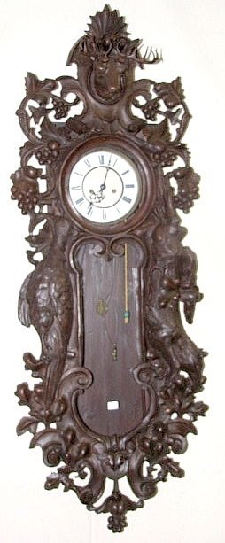 Gustav Becker Black Forest Style Case Clock