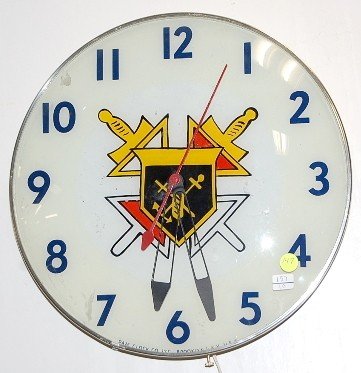 Knights of Columbus Electric Wall Clock