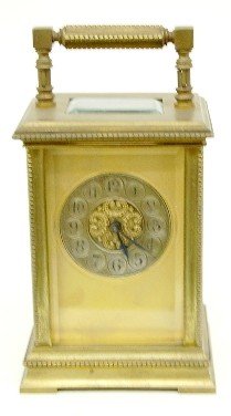 French Carriage Clock Dial Marked London