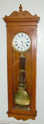 New Haven “Thornton” Jewelers Regulator Clock