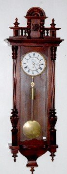 1 Weight Carved Vienna Regulator Clock