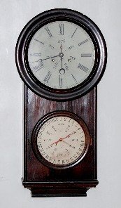 LF & WW Carter Hanging Calendar Clock – Rosewood